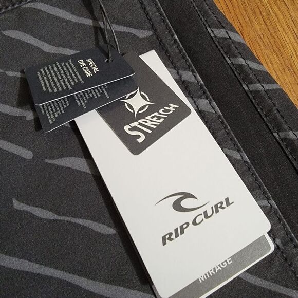 Rip Curl Mirage Mind Wave Men's Boardshorts Shorts Size 38 Stretch Special Dye - Picture 7 of 12